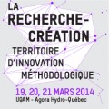 Colloque sur les m�thodologies en recherche-cr�ation